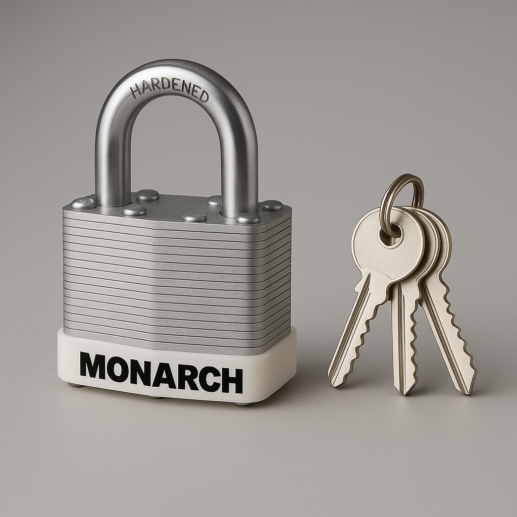 Heavy Duty Steel Padlock - Keyed Alike