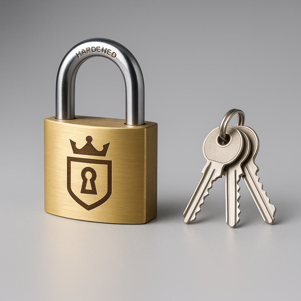 High Security Brass Utility Padlock